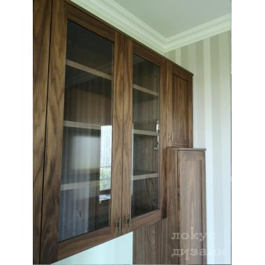 шкаф распашной шпон